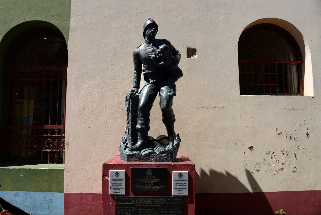 21 Volunteer Firefighter Memorial Caminito La Boca Buenos Aires